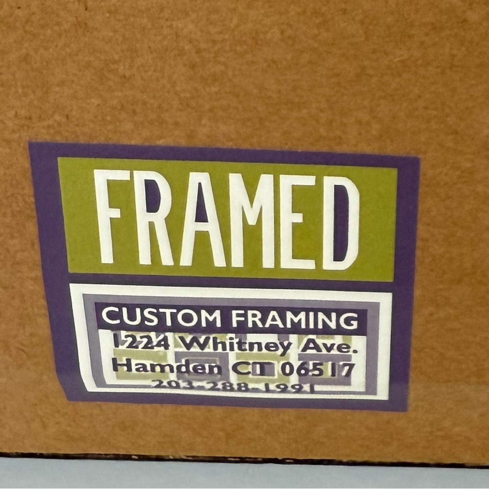 Original Artwork Painting Strawberries and Blueberries Professionally Framed - Picture 8 of 8